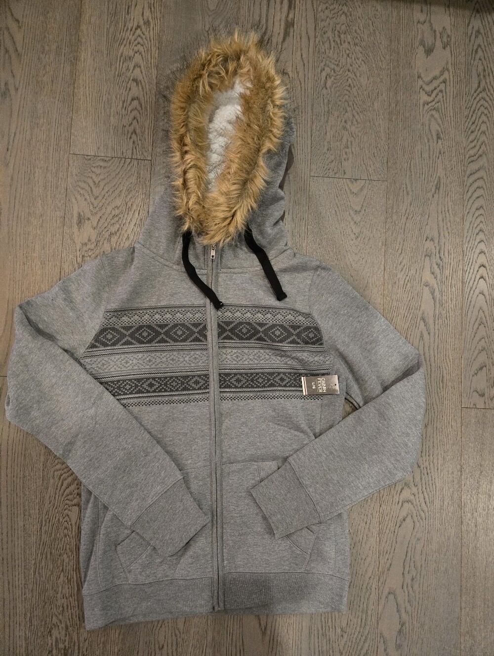Womens Brand New With Tags Cabin Fever Zip Up Fall Jacket